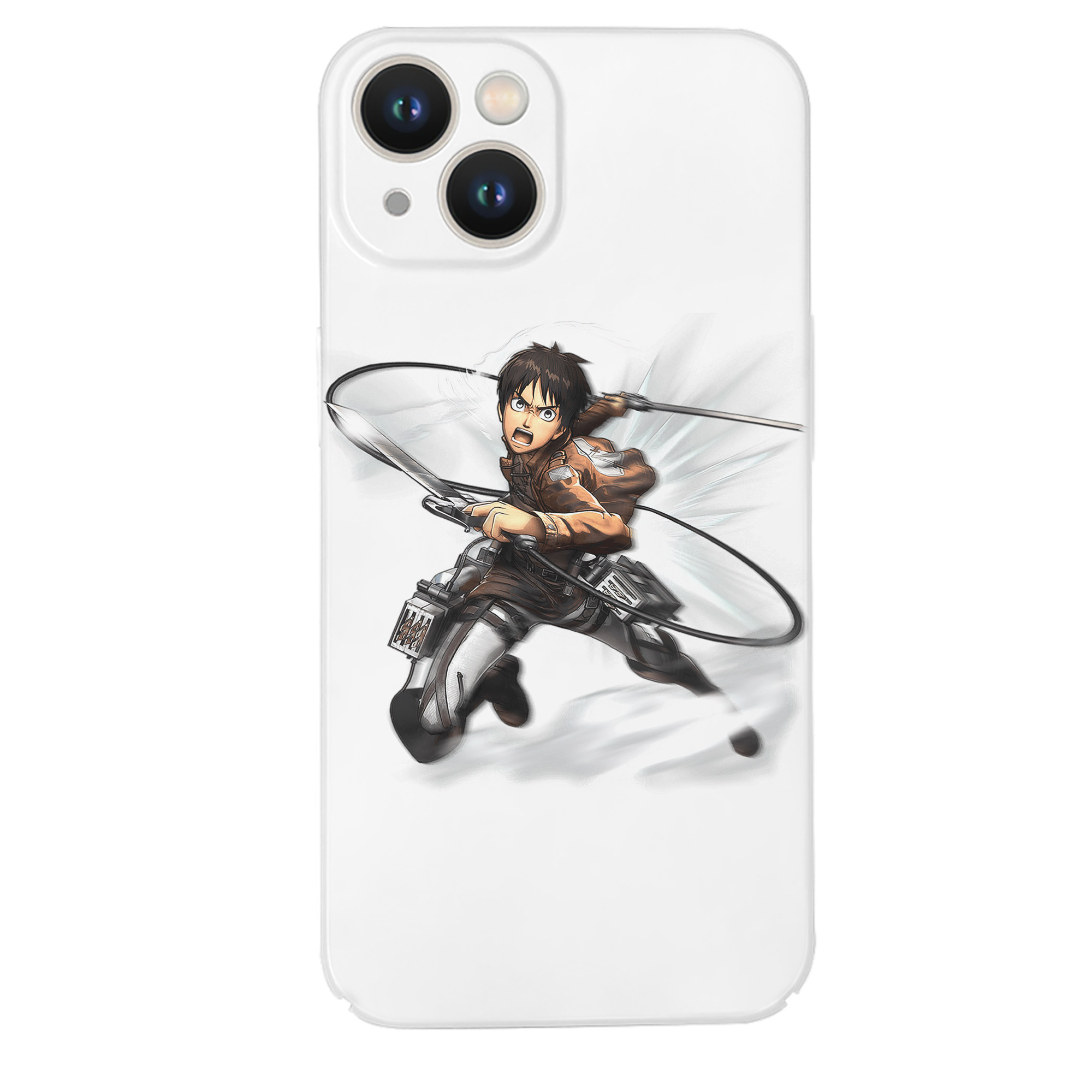 （画像用） 進撃の巨人 エレン･イェーガー Attack on Titan Eren Jäger 【iPhone 14シリーズ対応】ハードケース
